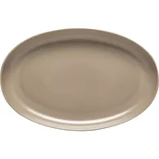 COSTA NOVA Pacifica ovalni krožnik, dolžina: 408 mm, širina: 263 mm, kostanjeva (6 kos)
