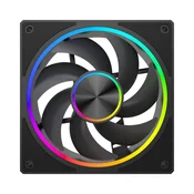 Modecom MODECOM VOLCANO LOOP 120 ARGB ventilator, črn