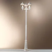 ORION Stubno svjetlo Puchberg 3 žarulje, 255 cm, bijelo-zlato - Anticki - bijelo-zlatna, dimno siva - Metal