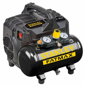 Stanley kompresor batni DST 101/8/6 FMXCM0003E STANLEY FATMAX izredno tih 59dB 6 litrska posoda. 8 bar. 230V. 0.75kW