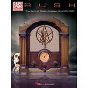 Rush - The Spirit of Radio: Greatest Hits 1974-1987 Bass Recorded Versions Songbook with Notes and Tab