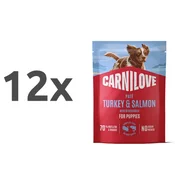 Carnilove Dog Puppy vrečka, pate - puran in losos - 300 g 12 x 300 g