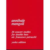 MENGOLI A:20 CONCERTI STUDIES FOR DOUBLE BASS