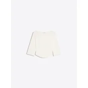 Bershka Majica naravno bela