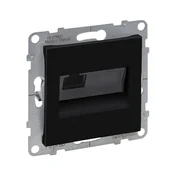 shumee Črna vtičnica RJ45/kat. 5E UTP IP20 Suno Legrand 724150