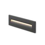 RENDL R12628 RASQ LED zunanja svetilka, vgradna za steno IP65 antracitna siva