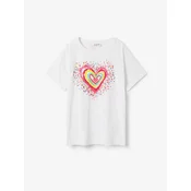 Desigual Heart Majica otroška 657287 Bela