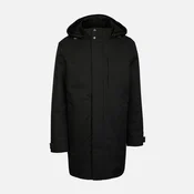 Mens Black Parka Geox Aerantis - Mens