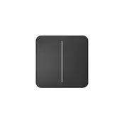 Ajax Systems 52182.140.GP CenterButton (2-gang) [55] - grafitna