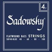 Sadowsky Blue Label Bass String Set Flatwound - 4 String 040-100