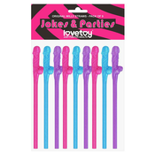 Lovetoy Willy Straws – slamke u obliku penisa