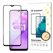 WOZINSKY EKRAN IZ KALJENEGA STEKLA WOZINSKY ZA REALME C31 ČRNA ZAŠČITA, (21911368)