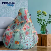 ENTERA Lazy Bag - Tirkizna bašta, divlje cvece - 196