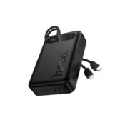 Hoco J171A Powerbank 20.000 mAh 22,5W z USB-C in Lightning kablom – črn