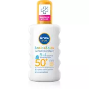 Nivea Sun Pure & Sensitive otroško pršilo za sončenje SPF 50+