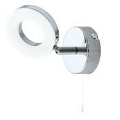EGLO 94756 | Gonaro Eglo zidna, stropne svjetiljke svjetiljka s poteznim prekidačem elementi koji se mogu okretati 1x LED 360lm 3000K IP44 krom, bijelo