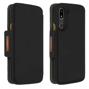 DORO Zadnji ovitek za Doro 8080 z 2 jezi?koma magnetna torbica Wallet Case Original - ?rna, (20516811)