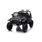 Mamido Električni avtomobilček OFF ROAD EXTREME 4x4 črn 24V | 200 W | 50 kg | EVA | LED | 2,4 Ghz | EKO usnje