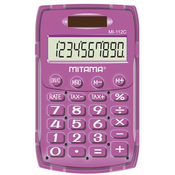 Kalkulator Mitama Trendy - 10-znamenkasti, džepni, ljubicasti