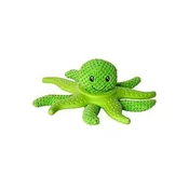 Igrača za pse OCTOPUS & STARFISH plišasta, TPR zelena.27cm Kiwi