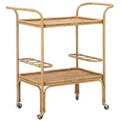 Casa Padrino luxury solid wood serving trolley natural - Hotel & Restaurant Accessories