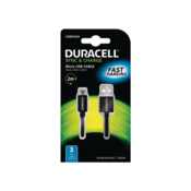 Duracell USB5023A Mobile Device Charger 2m Black