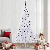 Vidaxl Umestno božično drevo med 300 LED Bela 240 cm PVC in jeklo