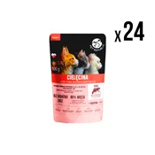Pet Republic Vlažna hrana za macke, Teletina, 100g, 24 komada