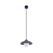 Argon 8948 - Lestenec na sajli BOLL 1xG9/6W/230V modra