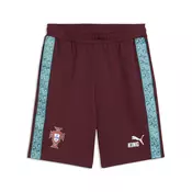 PUMA Portugal KING Sweat Shorts Men, Football, Ruby Shimmer/Sea Glass, XXL