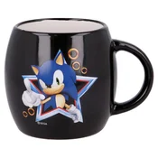 Skodelica Stor Sonic the Hedgehog Globe - 385 ml, v darilni škatli