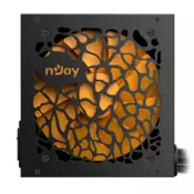 nJoy Titan+ 550 jedinica za napajanje 550 W 20+4 pin ATX ATX Crno, Narančasto