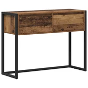 vidaXL vidaXL Stranska miza Star les 100 x 36 x 75 cm Konstruiran les, (5000092571)