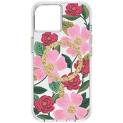 Ovitek za telefon MagSafe Mate Rifle Paper Rose Garden, cvetlični motiv, iPhone 14