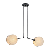 Lestenec na vrvici MOTIF 2xE27/15W/230V bež