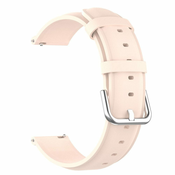BStrap Leather Lux pašček za Samsung Galaxy Watch Active 2 40/44mm, sand pink