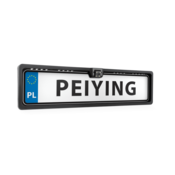 Peiying avtomobilska kamera za vzvratno vožnjo nočni vid v okvirju za registrsko tablico peiying