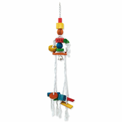 Igrača BIRD JEWEL viseča meduza les - vrv 70 cm