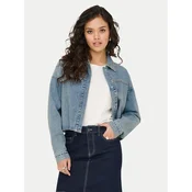 JDY Jeans jakna Aspen 15351405 Modra Regular Fit