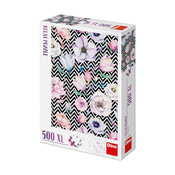 Dino - Puzzle Relax puzzle: Flowers - 500 kosov