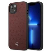 Ovitek Mercedes z vzorcem zvezd za iPhone 13 mini - rdeč