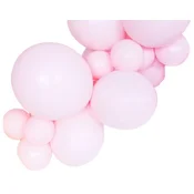Baloni 30 cm, pastelno nežno roza, 100 kosov, 1 paket.