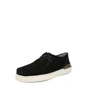 CLARKS Čevlji na vezalke, črna
