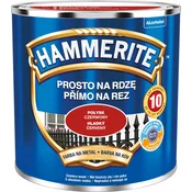 Hammerite barva za kovino Straight to Rust, rdeča, sijajna, 0,25 l