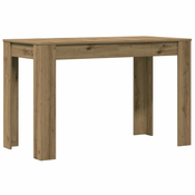 MAISON CHIC Jedilna miza - Kuhinjska miza - Jedilni stol artisian hrast 120x60x76 cm inženirski les, (21715013)