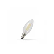 LED svečkasta žarnica COG WW prozorna WOJ+13874, 2700K, 4W