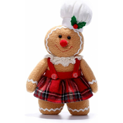 Generic Božični medenjaki, polnjene živali, mehka plišasta igrača medenjaki Gingerbread Men Pillow, polnjeni medenjaki, plišasta božična plišasta igrača, dekoracija doma za božično zabavo, (21124884)