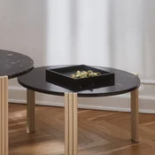 AYTM pladenj Unity, črn, dolžina 35 cm, širina 35 cm, les - Dizajn