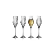 Lyngby Glas komplet kozarcev na peclju za šampanjec iz kristalnega stekla 230 ml