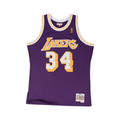 Mitchell & Ness Dres Los Angeles Lakers Shaquille ONeal 1996/97 lila/svetlo oranžna/naravno bela